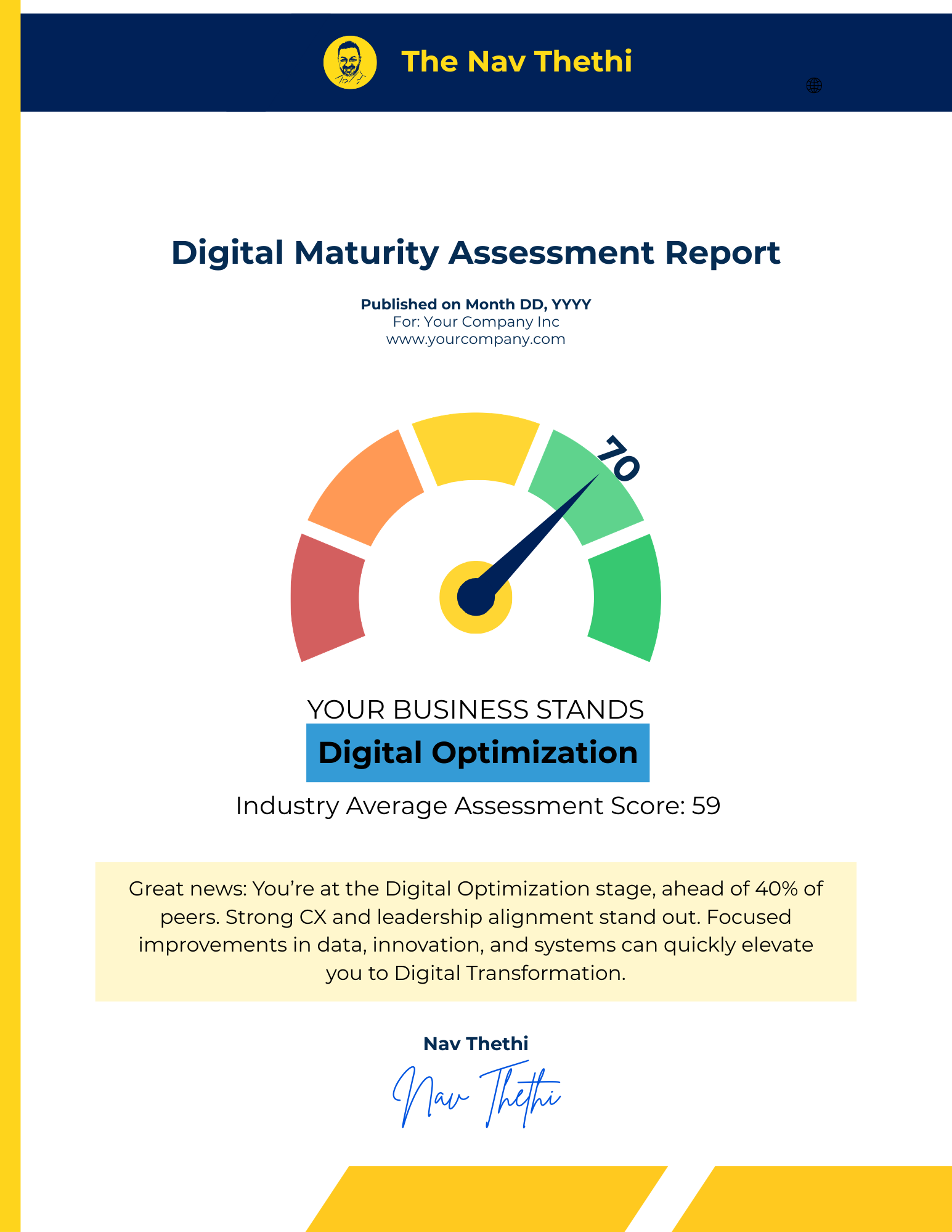 digital maturity assessment report cover thumb